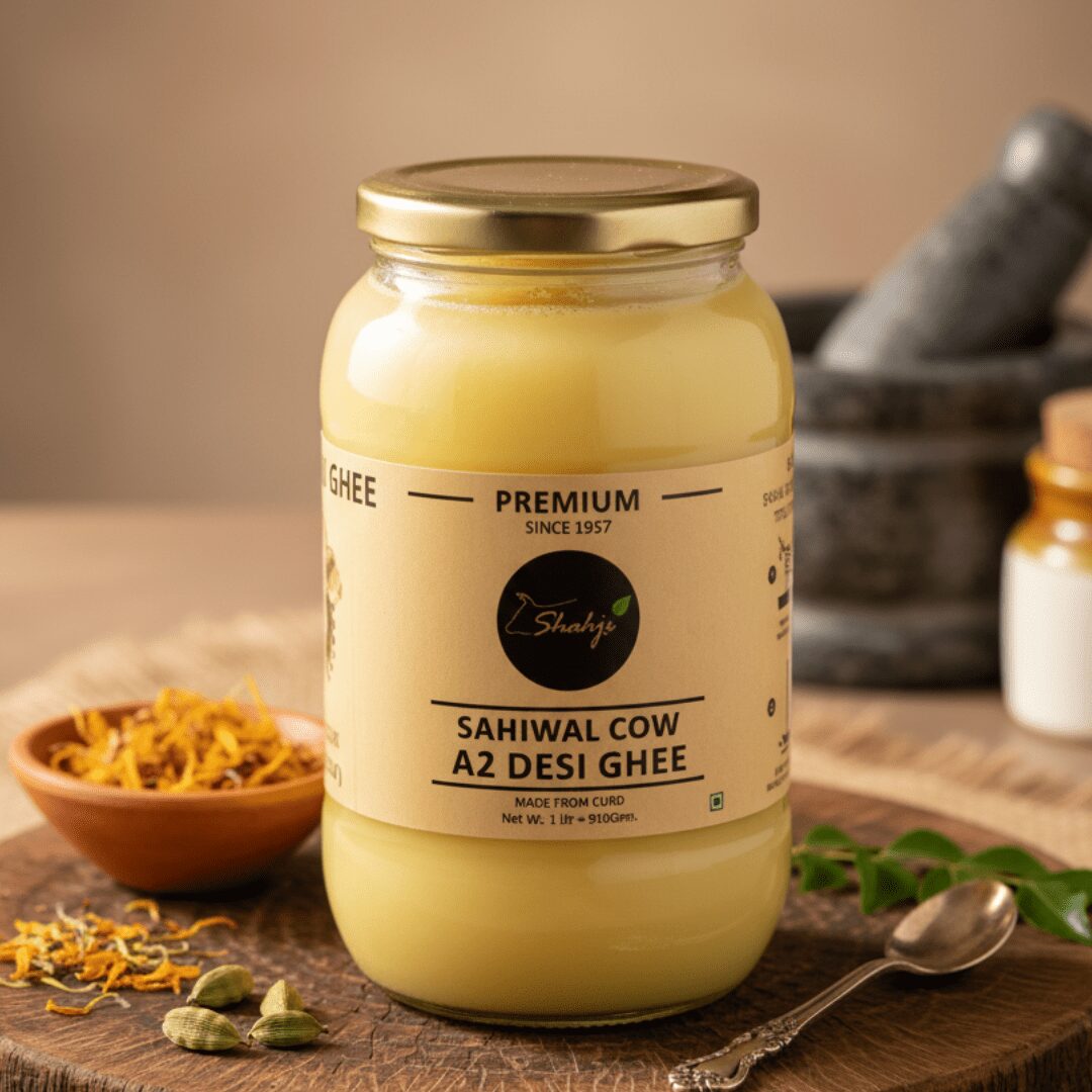 A2 Sahiwal Cow Desi Ghee - 1 Ltr