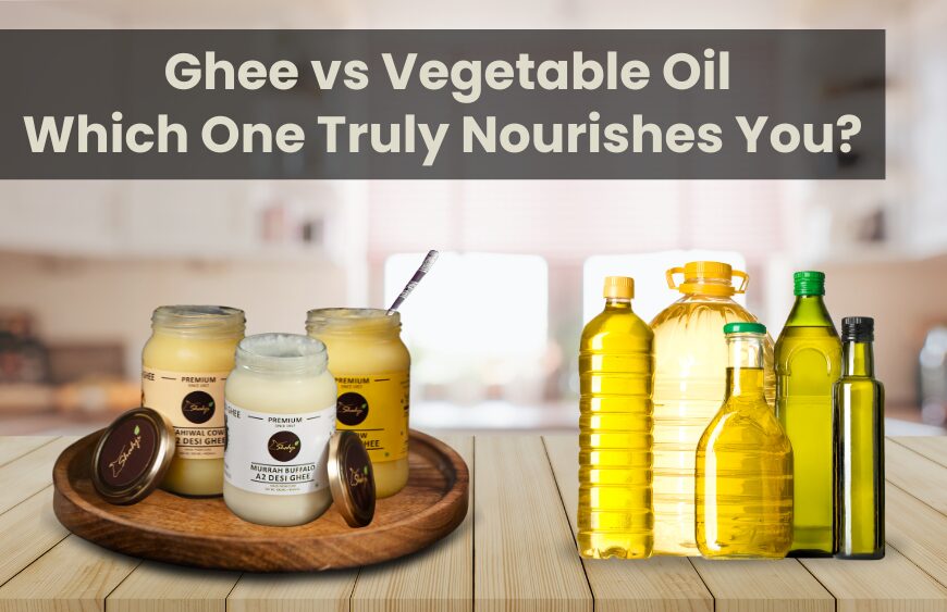 Ghee vs Vegetable Oil