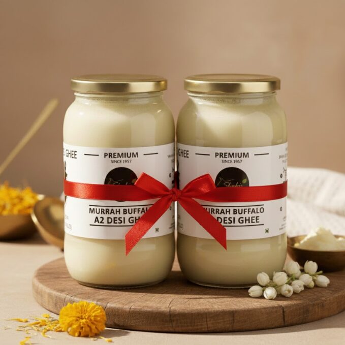 Murrah Buffalo Ghee 2 Litre Combo Pack