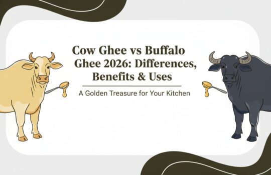 cow ghee vs buffalo ghee