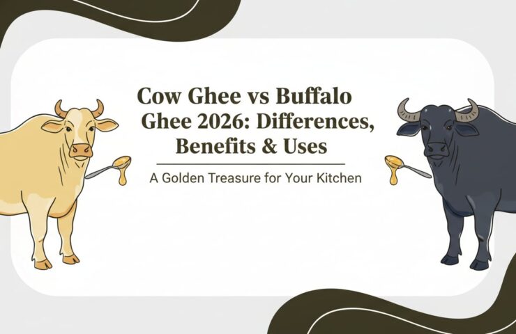 cow ghee vs buffalo ghee