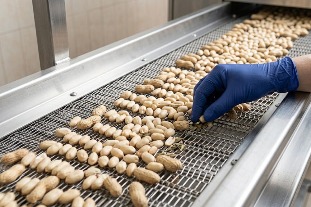 Groundnuts Cleaning and Preparation